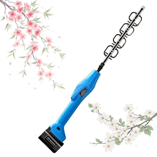 Electric Flower Thinner, Handheld Fruit Tree Bud Cutter, 4 Adjustable Speed, Forward Reverse, for Peach Walnut Trees to Optimize Fruit Growth