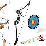 Compound Bow and Arrow Set, Right/Left Handed for Target Shooting Hunting Games Archery Bow Set Gift...