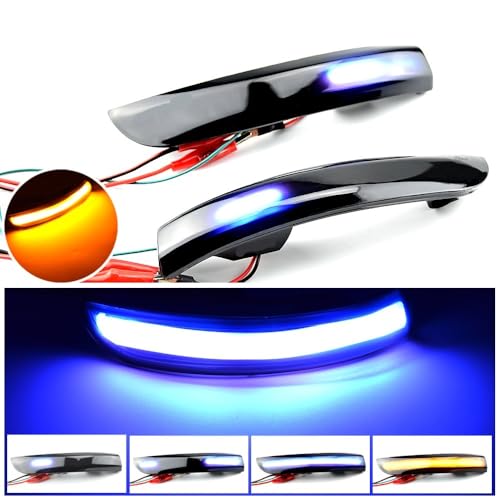 Intermitente espejo retrovisor lateral dinámico secuencial para Kuga II 6