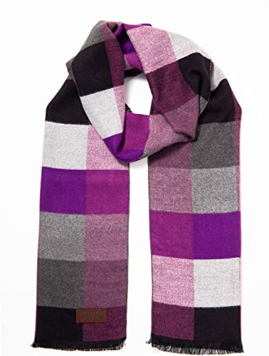 Gallery Seven Winter Scarfs for Women - Fashion Womens Winter Scarves - Elegant Gift Wrapped - Mulberry - One Size