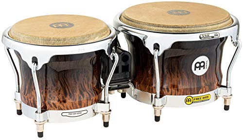 Meinl Percussion Fwb400Bb Free Ride Series Wood Bongos, Brown Burl Finish #TOP7