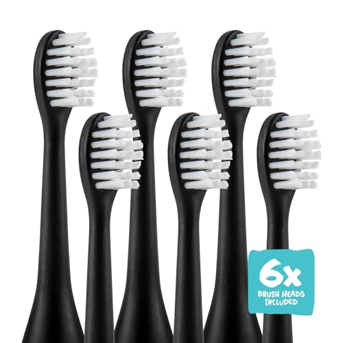 Image of Made by Dentists Sonic X Electric Toothbrush - Rechargeable Kids Sonic Toothbrush, 8X Plaque Removal, 2 Speed Modes, 2-Minute Timer 6 Brush Heads Included, Tweens Ages 7+, Good Vibes Only Edition