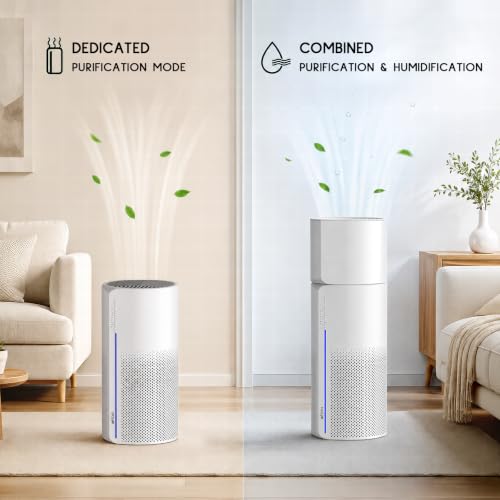 Afloia Air Purifier and Humidifier Combo, Evaporative Humidifier,1,076 ft² by Afloia - Used condition - Image 4