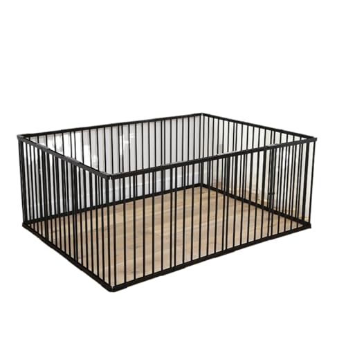 【WKQLEN】ペットサークル 犬用 犬サークルケージ 犬ゲージ 犬ケージ DIY 接続式 簡単組み立て 工具不要 折りたたみ 広げる 12 枚セット 16 枚セット 多頭飼い対応 室内外使用可能 ペットの活動スペース確保 (白い12枚)