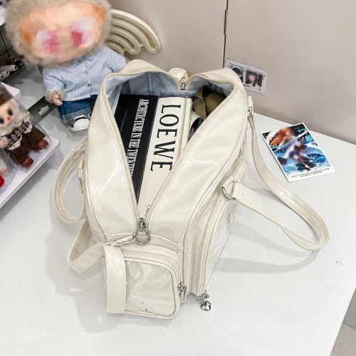 Ita Bag Crossbody, Japanese School Messenger Bag, Pin Display Bag — 사진 3