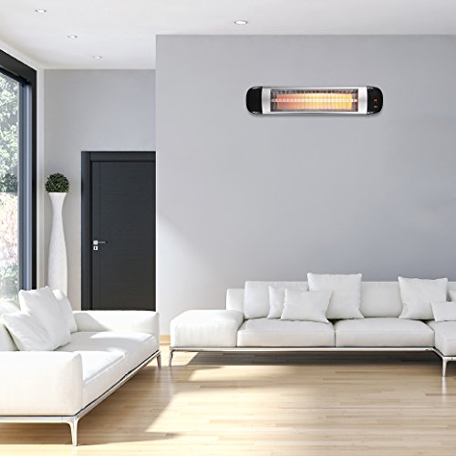 Magic Union Infrarot Heizstrahler Teras 25, 2000 Watt, Terrassenstrahler mit Abdeckhaube für Außenbereich, Fernbedienung, Thermostat-6