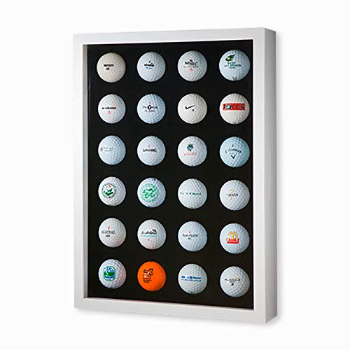 Idea Produkte Golfball-Vitrine Weiß für 24 Golfbälle