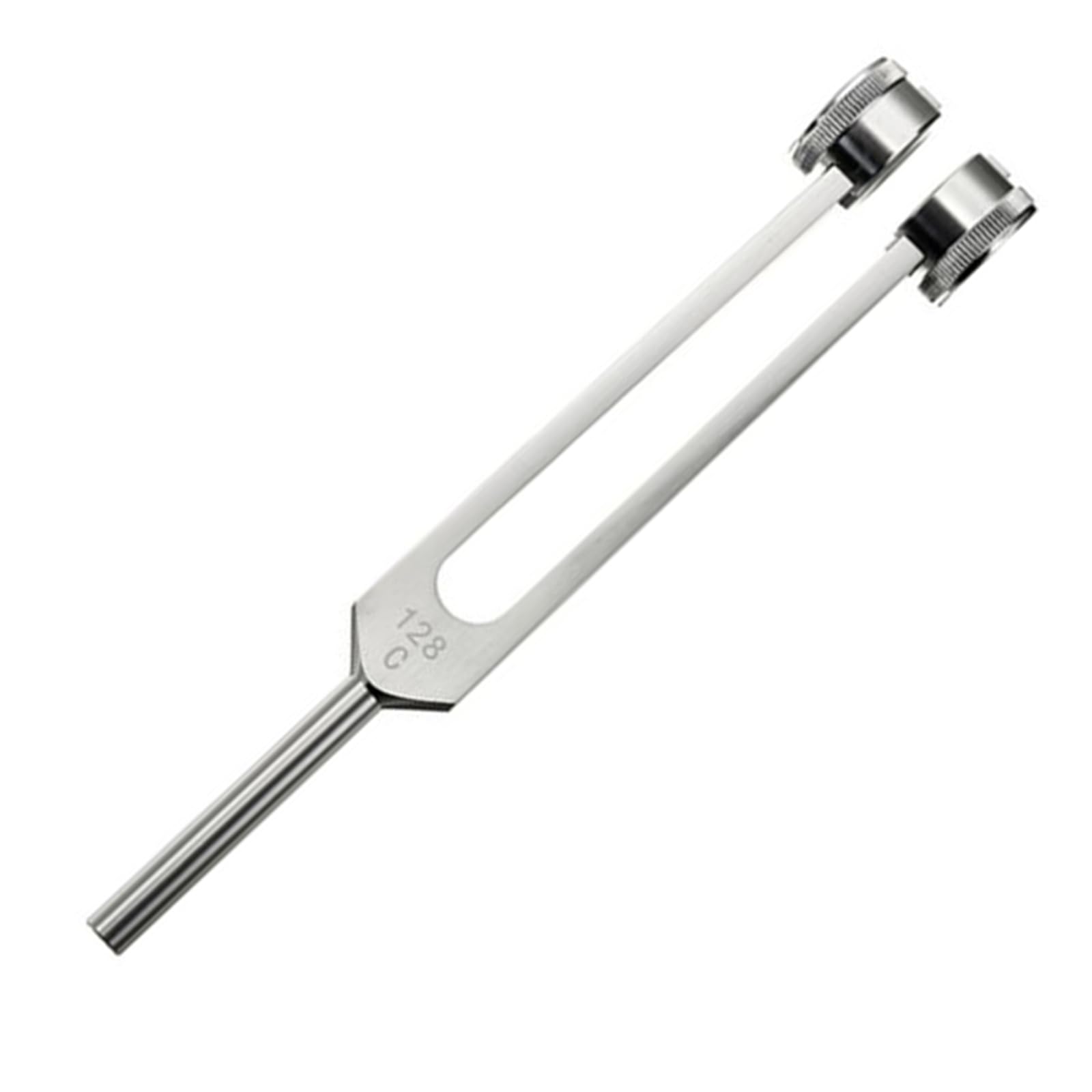 2 pezzi 128 Hz, diapason in acciaio inox, strumento per strumenti musicali, esperimenti acustici, test dell'udito test di conduzione ossea, strumento accordatore per chitarra e violino