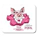 Produktbild Mouse Pad Ferkel Schwein in rosa Kleid Sonnenbrillen posieren wie Superstar Mousepad für Notebooks, Desktop-Computer Mausmatten, Büromaterial