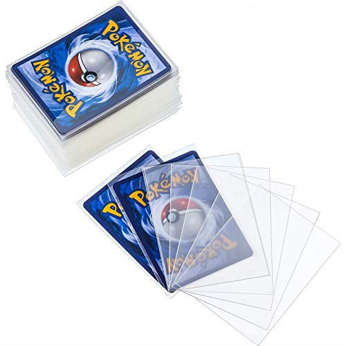Preisvergleich Produktbild libelyef 100 Stück Standard Kartenhüllen Klare Deck Hüllen Brettspiel Und Matte Sammelkartenhüllen Deck-Schutz Für Alle Arten Von Spielkarten Oder Die Üblichen Karten Und Tarotkarten