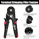 Ferrule Crimping Tool Kit - Sopoby Ferrule Crimper Plier (AWG 28-7) with 1800pcs Wire Ferrules Kit Wire Ends Terminals