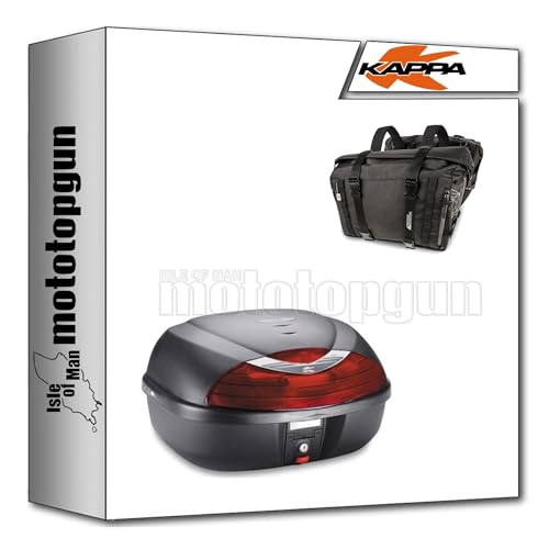 Kappa top case K42N sacoches RA316BK : finis les sacs à dos en GSR 600