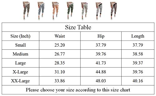 Onlypuff Women'S Casual Athletic Jogger Pants Tapered Training Gym Sweatpants Camo Gray L thumb #4