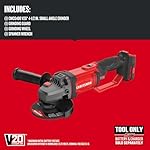 CRAFTSMAN V20* Angle Grinder, Small, 4-1/2-Inch, Tool Only (CMCG400B) - Image 2