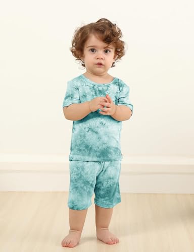 Image of Jimonda Boys Girls Bamboo Rayon Pajamas Set Kids Sleepwear