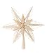 Produktbild DREGENO Christbaumspitze Spanstern aus Holz von DREGENO SEIFFEN 24 cm Original erzgebirgische Handarbeit