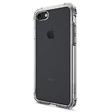 Spigen Crystal Shell iPhone 7 Case with Clear back panel and Reinforced Corners on TPU bumper for iPhone 7 2016 - Dark Crystal