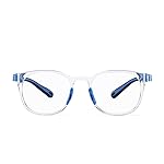 Intellilens Round Kids Computer Glasses for Eye Protection | Zero Power, Anti Glare & Blue Light Filter Glasses | Blue Cut Lenses for Boys and Girls