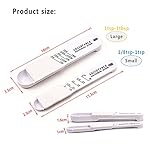 Adjustable Measuring Spoon, Double End All in One Adjustable Scale Metering Spoon for Baking, Cooking, Powder, Oil, Sugar, Salt (Set of 2) - Image 4