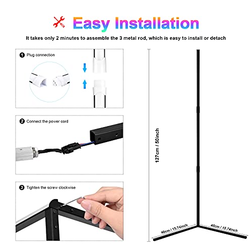 Meifan Led Corner Floor Lamp thumb #6