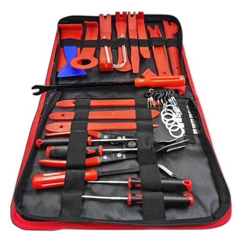 Repair Tools Hand Tool Sets Car Tools Car Interior Disassembly Kit Plastic Trim Removal Tool Diy Panel Tools for Auto Trim Puller Set wljdp240511(Color:38pcs,Size:)