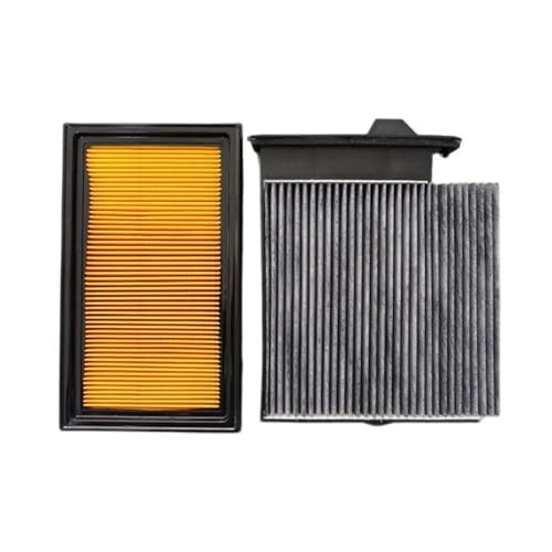 Car Air Conditioning for Nissan Tiida 2008- Air Filter + AC Cabin Filter 2Pcs Set Filters Replacement Accessories