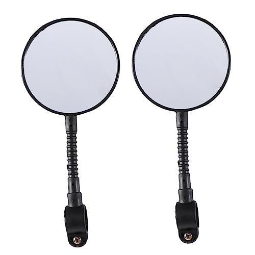 INOOMP 1pc Cycling Accessories Rotatable Safe Rearview Mirror Handlebar Rear View Mirrors Bike Mirrors for Bike Rearview Mirrors Mountain Bike Mirrors Mirror Mounting Acrylic Glass