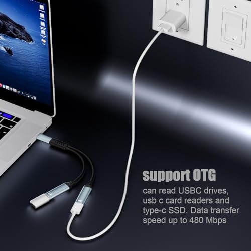 Mugteeve USB-C Audio and Charging Splitter Adapter Cable 1 in 2 Out by Mugteeve - Used condition - Image 6