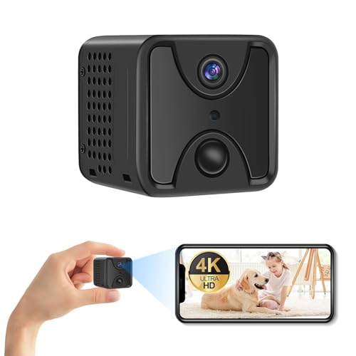 防犯カメラ［スマホでリアルタイム確認、録画可能］ Amazon.co.jp: 超小型カメラ 4K スマホ連動対応 wifiカメラ 動体
