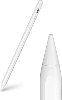 Caneta PtevSoh para iPad, caneta de pintura, ponta sensível e precisa, detecção de inclinação, rejeição da palma, adsorção magnética, para iPad 10/9/8/7/6; Pro 11/12.9; Mini 6/5; Air 5/4/3.