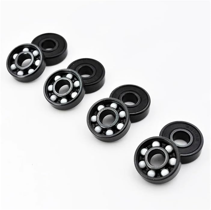 8pcs 608 RS Hybrid Ceramic Ball Bearing 8 * 22 * 7mm Roller Skate Skateboard Wheel Longboard 608RS Bearings