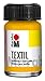 Produktbild Marabu 17160039021 - Textil Stoffmalfarbe mittelgelb 15 ml, Stoffdruckfarbe auf Wasserbasis, für helle Stoffe, waschbeständig bis 60°C, weicher Griff, einfache Fixierung durch Bügeln o. Backofen