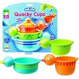 Stack, Drain And Squirt - Alex Jr. Tub Joy Quacky Cups Bath Toy (Colors may Vary)