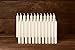 20 Pcs White Chime Candles – 4” x 0.5” – for Angel Chimes, Christmas Pyramids, Holiday Rituals, Spell & Magic Decor – Mini Taper Candles for Tree, Carousel & Candle Holders