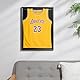 Walasis Trikotrahmen 60x80 Fussballtrikot Rahmen: 3d Groß Objektrahmen For Kinder Erwachsene Fußball Basketball T Shirt Schwarz