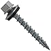 Metal Roofing Screws: (250) 10 x 1-1/2" Zinc Hex Head Sheet Metal Roof Screw. Self Starting Metal to Wood siding Screws. EPDM Washer. Colored Head
