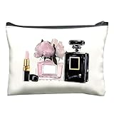Fashionable Cosmetic Storage Bag，Adorable Printed Makeup Bag with Zipper - Spacious Cosmetics Case for Makeup Lovers - Gift for Friends, Girls, & Moms on Birthday (F0190)