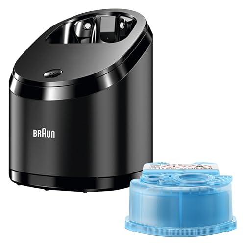 Braun Centro SmartCare 5 En 1, Selección Inteligente De Programas, Carga, Limpieza Higiénica, Lubricación Y Secado De Las Afeitadoras Eléctricas Braun, Compatible Con Las Series 9 Y 8, Clean&Renew