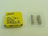 Bussmann Gmd-1-R Boîte de 5 fusibles 1 A, 250 V, 5 mm x 20 mm...