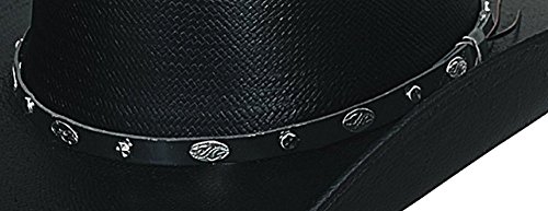 Bullhide Justin Moore Hank It - (50X) Straw Cowboy Hat (6 7/8) Black #TOP2