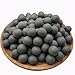 Alien Play 60 Pcs X .50 Cal Aluminum Balls for Self Defense and Target Practice, Reusable Gotcha Hard 50 Caliber Paintball Ammo Projectiles Fit for Umarex T4E TR50/HDP50/HDR50 (Dust Black)