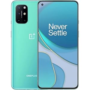 OnePlus 8T+ 5G 12GB(RAM)+256GB 120Hz Display (T-Mobile/Sprint Unlocked) KB2007 Single SIM Smartphone – Aquamarine Green (Renewed)