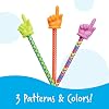 Learning Resources 15 Patterned Hand Pointers, Set of 3 - Pointer Finger Stick, Teacher Pointers for Classroom, Pointer Stick for Classroom, Finger Focus for Reading, Presentation Tools
