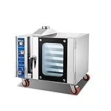 10/16 Trays Gas Commercial Oven, Industrial Commercial Baking Equipment, Hot Air Rotating Oven with Electric Heating, for Cooking, Fast Preheat & Uniform Heating