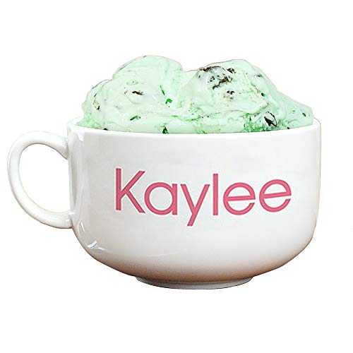 Giftsforyounow Any Name Personalized Ice Cream Bowl, 32 Oz #TOP6