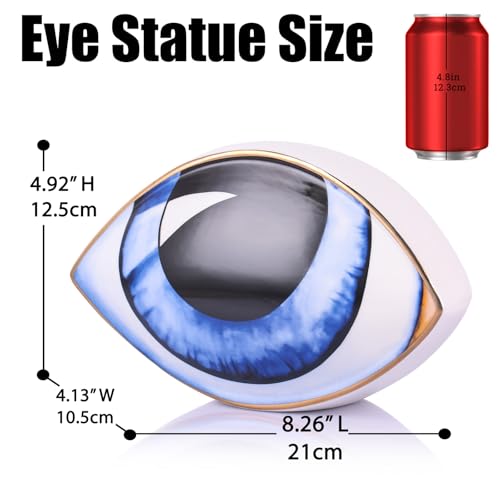 Estatua de Ojo Cerámico Diseño Moderno Decorativo miniatura 5