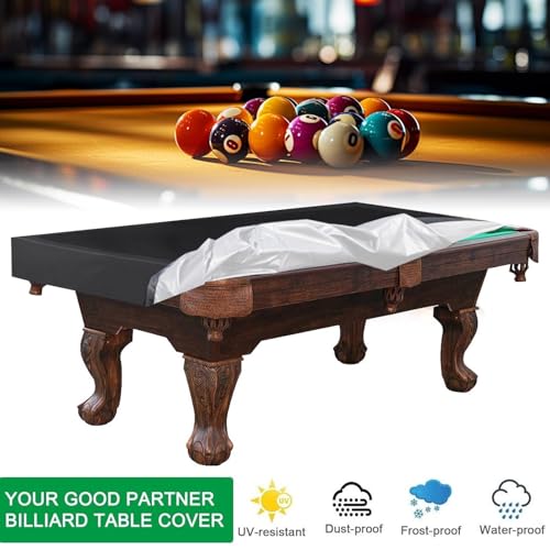 Funda de mesa de billar impermeable en tela Oxford 210D para proteger tu tablero dentro y fuera 4