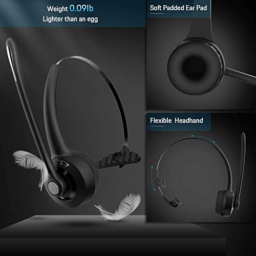 BlueFire Trucker Headphones, Over Head Earpiece Trucker Headset with Mic by BlueFire - Used condition - Image 2