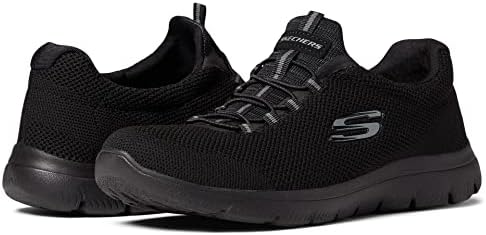 Skechers Women's Athleisure Sneaker, Black/Black,8 M US | Image 3