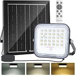 Aigostar – Aigostar Solar LED Strahler Außen mit Großer Solarpanel,Dimm